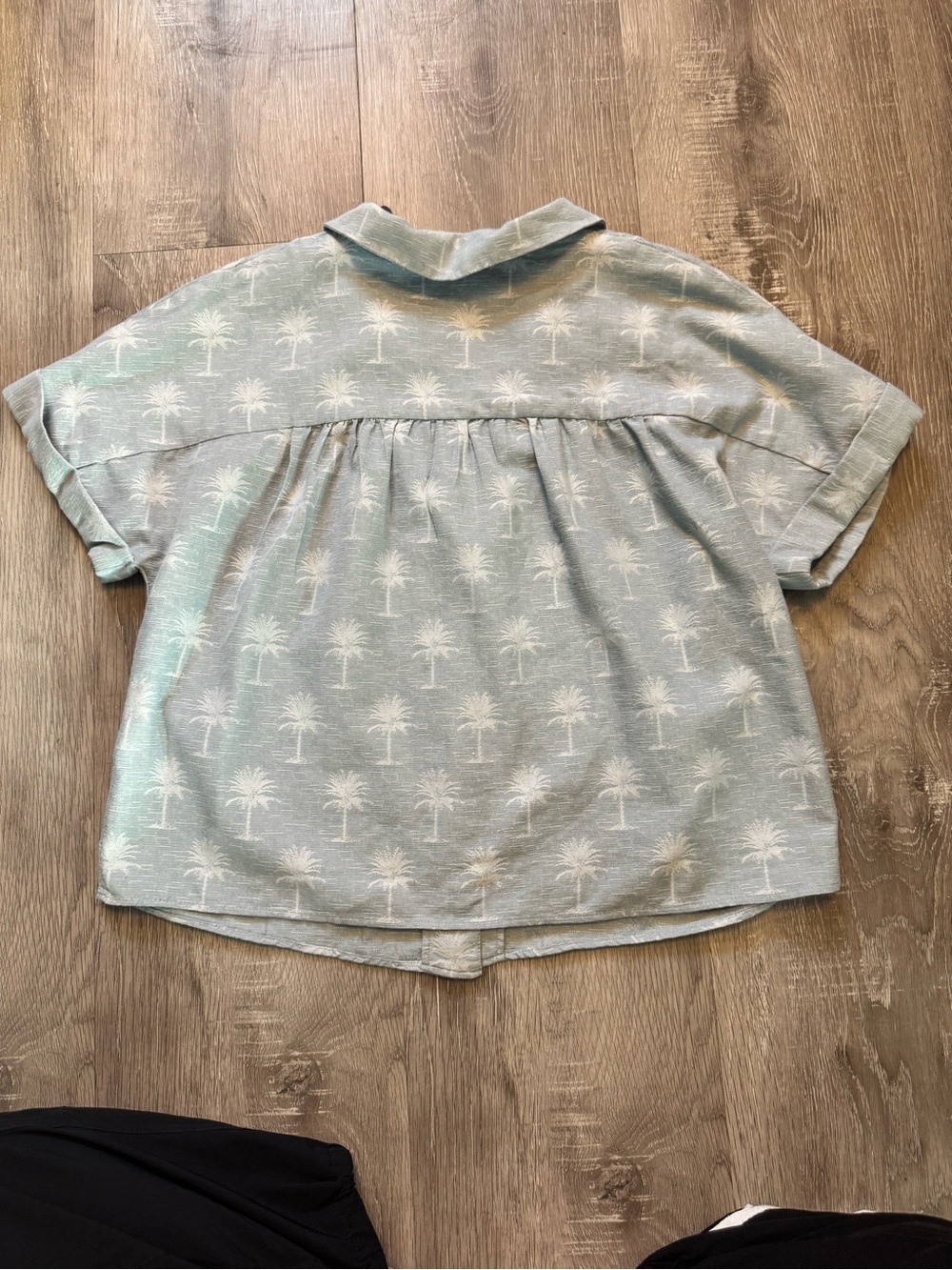 Zara Vacation Vibes Dolman Button Up Top - Picture 6 of 7